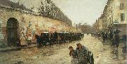 Childe Hassam, Une averse, rue Bonaparte